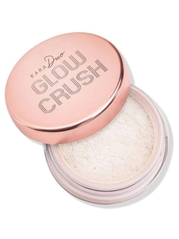 Kara Duo Glow Crush Loose Highlighter Powder Soft Shimmer Buildable Glow 3 g