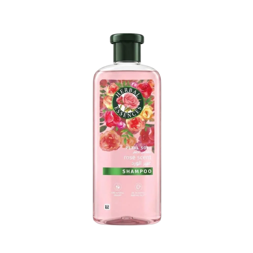 Herbal Essences Rose Soft Touch Shampoo, Cleansing Formula, Rose Scent, 400ml