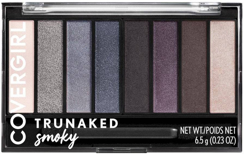 CoverGirl TruNaked Smoky Eyeshadow Palette Matte and Shimmer 8 Shades 6.5 g