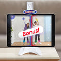 Twister Air App-Enabled Augmented Reality Game with 8 Stretchy Bands and Device Stand