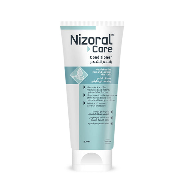 Nizoral Care Conditioner Liquid with Argan Oil, Coconut Oil and Postbiotics, 200 ml
