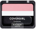 CoverGirl Cheekers Blush Powder Blusher Soft Shimmer Natural Rose 3 g