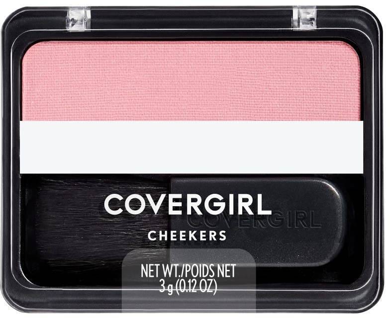 CoverGirl Cheekers Blush Powder Blusher Soft Shimmer Natural Rose 3 g