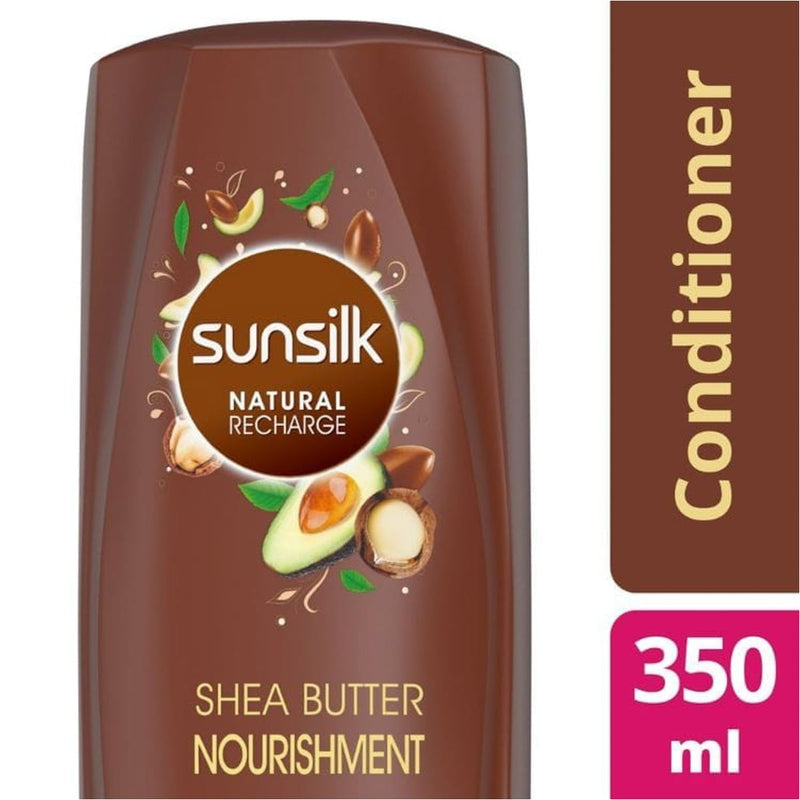 SUNSILK Shea Butter Conditioner with Avocado 350ml for Frizz Control