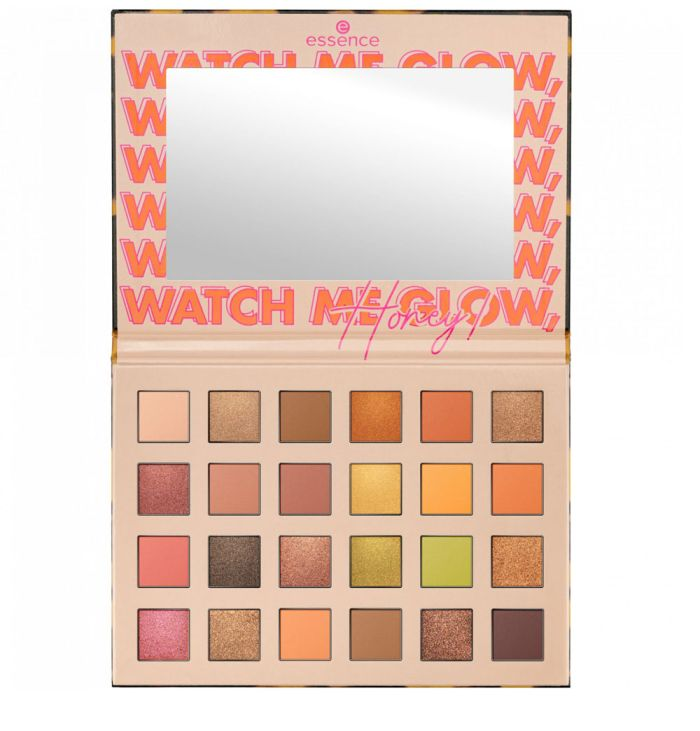Essence Watch Me Glow, Honey! Eyeshadow Palette 01 Matte & Shimmer Shades