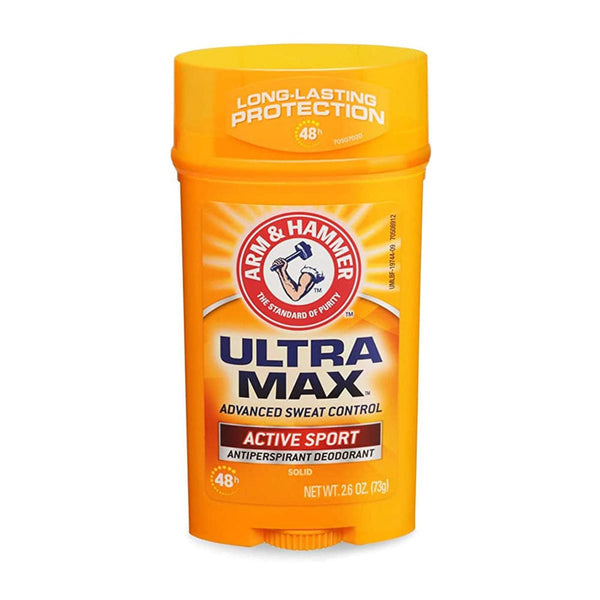 Arm & Hammer UMAX Active Sport Solid Deodorant with Baking Soda