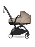 Stokke YOYO2 Baby Stroller Bundle, Black Frame, Taupe Newborn Shell