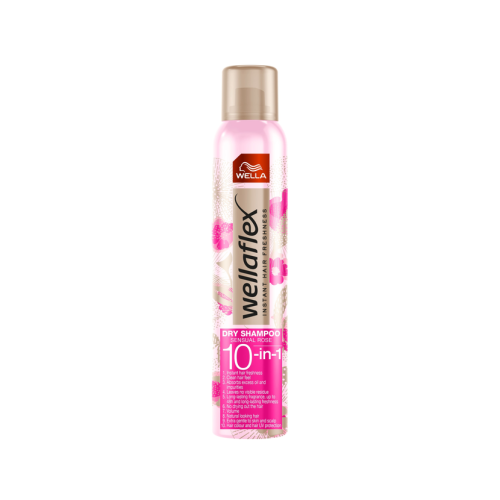 Wella Wellaflex Rose Dry Shampoo Aerosol Oil Absorbing Formula 180ml