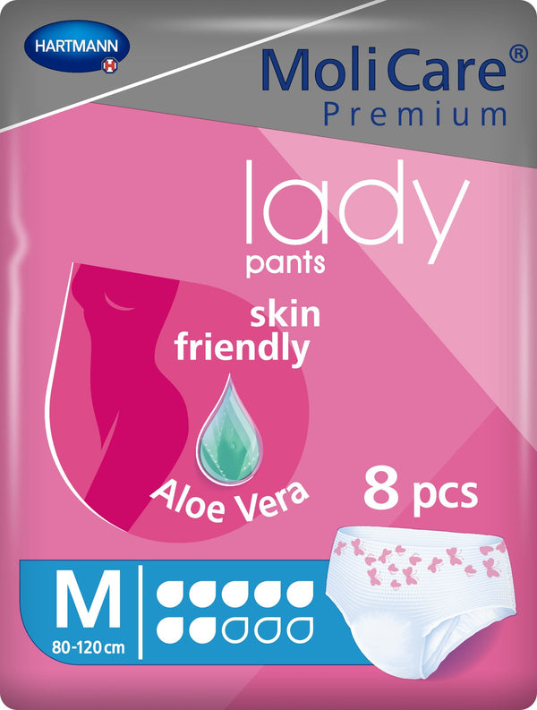 MoliCare Premium Lady Pants Incontinence Underwear 7 Drops Medium 8 Pack