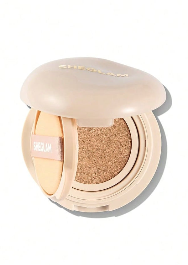 Sheglam Lock & Go Cushion Foundation Lightweight Medium to Full Coverage Warm Vanilla