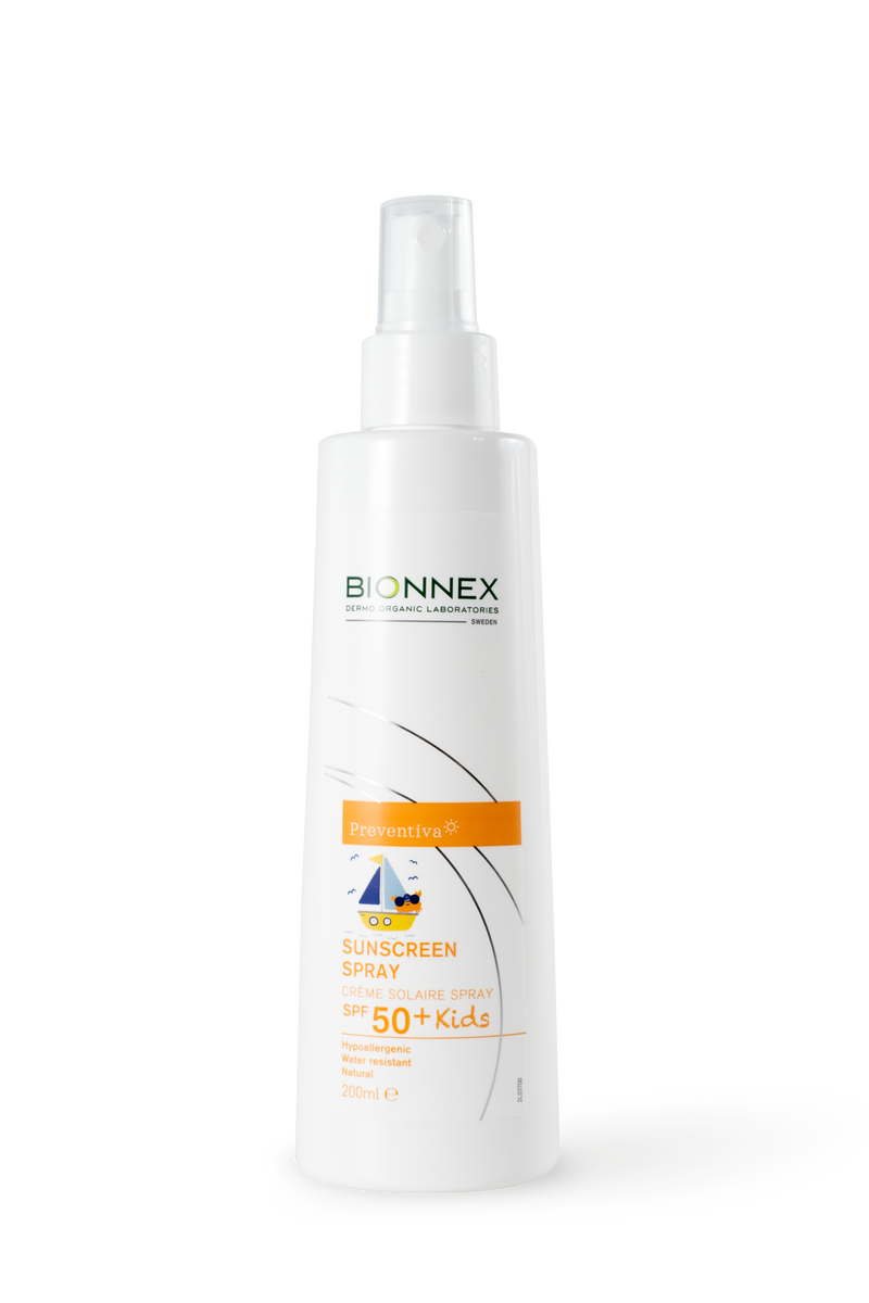 Bionnex Preventiva Sunscreen Spray Kids SPF50+ UVA/UVB Vitamin E 200ml
