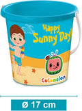 Mondo Cocomelon Renew Beach Bucket Blue Recycled Plastic 17 cm