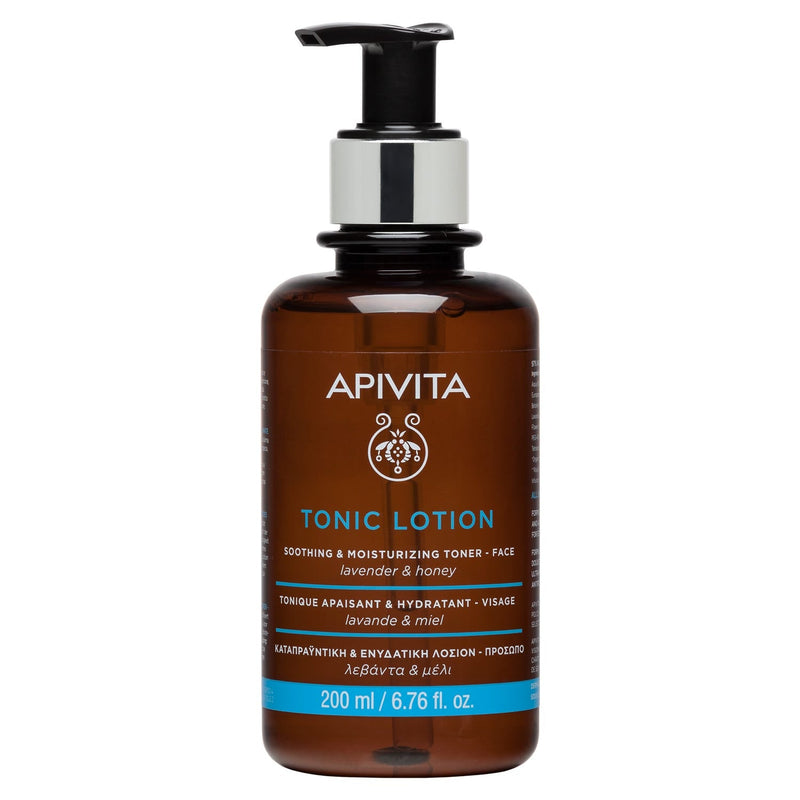 Apivita Soothing Moisturizing Face Toner Lotion Honey Lavender 200 ml