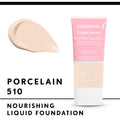 CoverGirl Clean Fresh Skin Milk Liquid Foundation Dewy Finish Coconut Milk & Aloe 510 Porcelain 30 ml