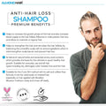 Almond Hair Men's Shampoo Strengthening Scalp Cleansing Formula 300 ml