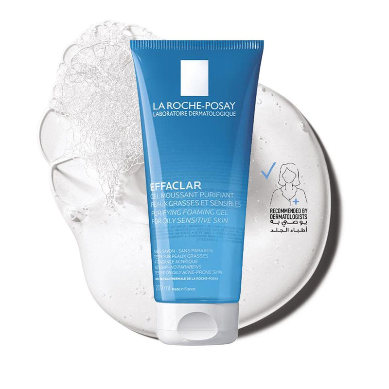 La Roche-Posay Effaclar Foaming Cleansing Gel Zinc Oily Sensitive Skin 200ml