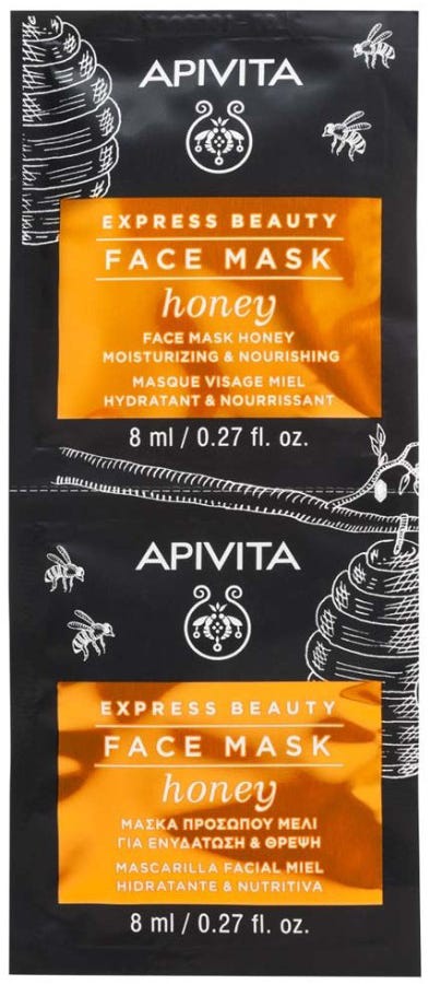 Apivita Express Beauty Face Mask Honey Moisturizing Nourishing Mask for Dry Skin