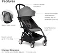 Stokke YOYO2 Stroller Frame With Newborn Pack Parent-Facing Olive 6+ Compatible