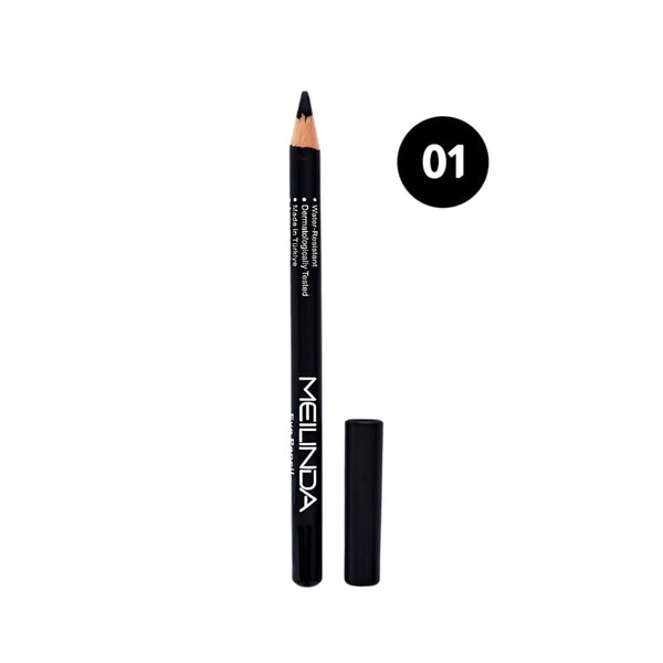 Melinda Waterproof Eyeliner Pencil Precision Tip Vitamin E 01