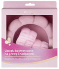 KillyS Pink Cosmetic Headband and Wristbands Set, Soft Reusable Beauty Accessories, 2 Wristbands and 1 Headband