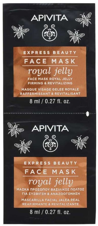 Apivita Express Beauty Face Mask Royal Jelly Firming and Revitalizing
