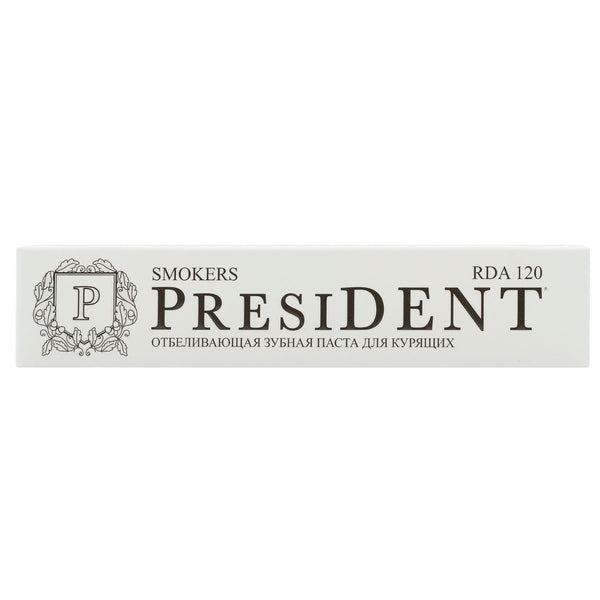 President Smoker Toothpaste Paste for Smokers 75 ml