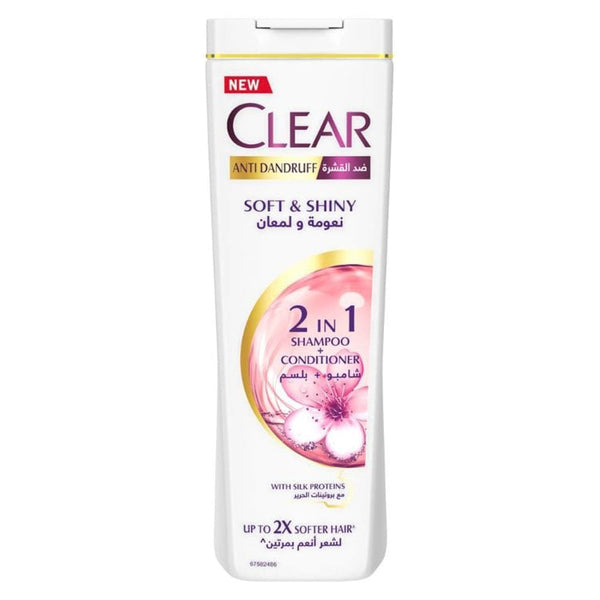 Clear Soft & Shiny Shampoo 2-in-1 Nutrium 10 Green Floral Vanilla 400ml