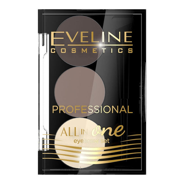Eveline Professional All In One Eyebrow Set No. 01 Brow Shades and Wax