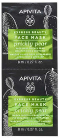 Apivita Express Beauty Face Mask Prickly Pear Moisturizing and Soothing