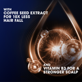 CLEAR Hair Fall Defence 2-in-1 Shampoo Liquid Gel with Coffee Extract 400ml
