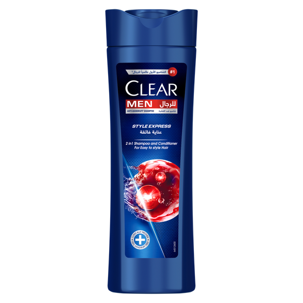 Clear Men Style Express 2-in-1 Shampoo & Conditioner Glycerin Formula 400ml