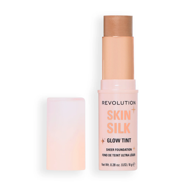 Revolution Skin Silk Glow Tint Sheer Foundation Stick Medium Coverage Fair Medium Tan Neutral