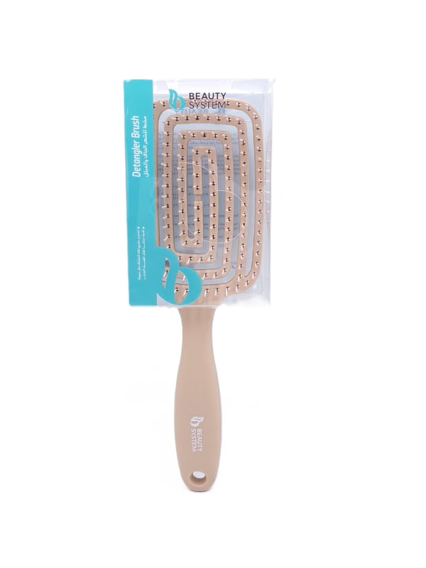 Beauty System Detangling Hair Brush Flexible Teeth Beige