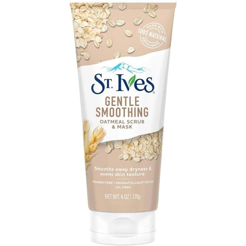 St. Ives Oatmeal Face Scrub Gentle Exfoliating Scrub and Mask