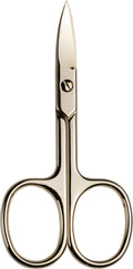 Killys Nail Scissors Curved Precision Blades 24K Gold Finish, 1 Piece