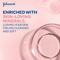 Johnson's Micellar Facial Wipes Refreshing with Skin-Loving Minerals for Normal and Sensitive Skin, 25 Wipes
