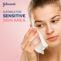 Johnson's Micellar Facial Wipes Refreshing with Skin-Loving Minerals for Normal and Sensitive Skin, 25 Wipes