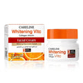 Careline Vitamin C & Collagen Facial Cream, Lightweight Brightening Formula, 50 g