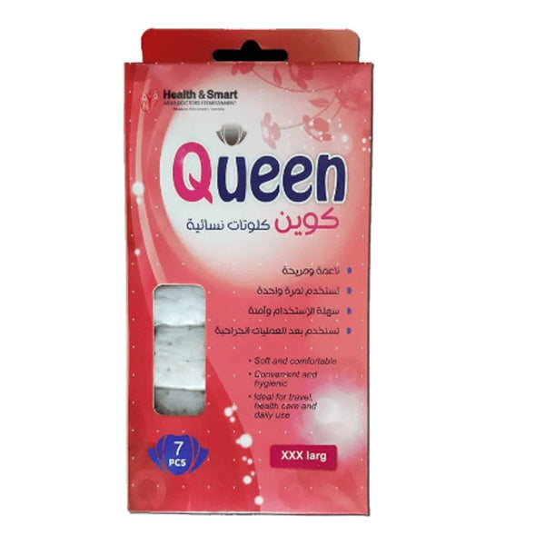 Queen Women's Underwear 7 Pack Cotton Blend XXXL