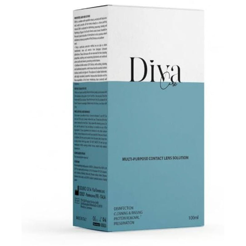 Diva Color Contact Lens Solution Multipurpose Cleaning and Disinfecting Formula 100ml
