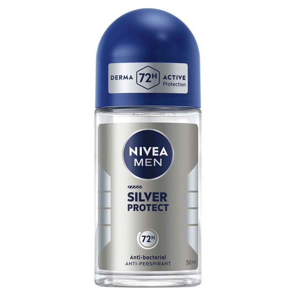 NIVEA MEN Silver Protect Antiperspirant Roll-On with Silver Ions