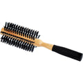 Johnson Wood Round Hair Brush with Rubber Handle, Medium, 346, 1 Pc