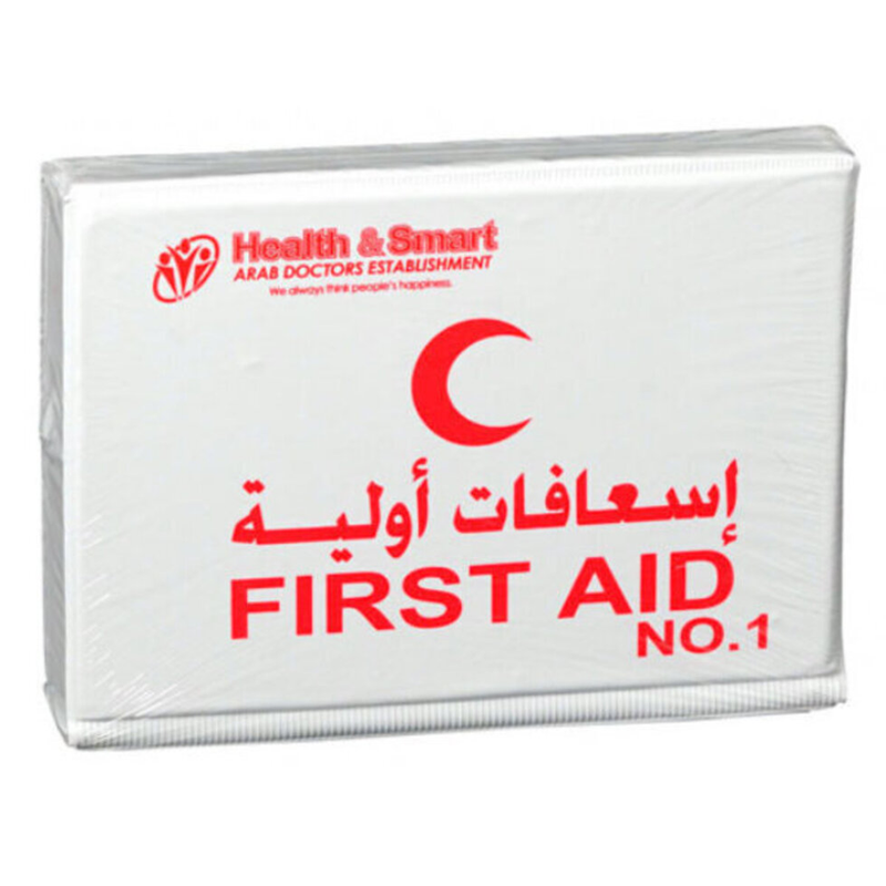Health&Smart First Aid Kit No 1, Compact Emergency Supply Kit