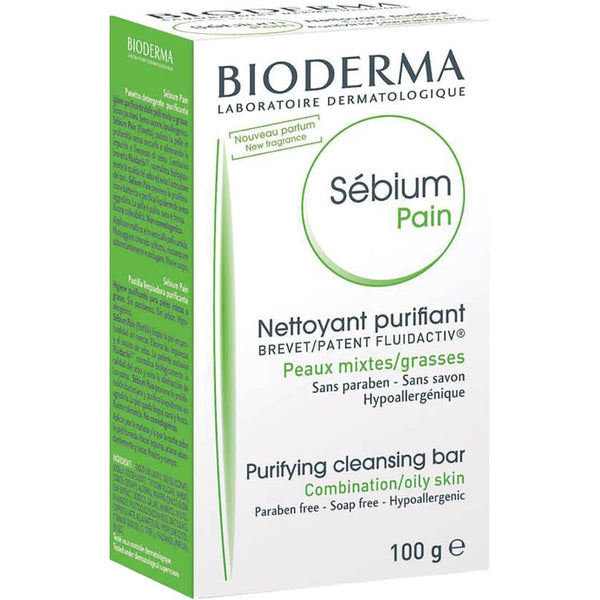 Bioderma Sebium Pain Purifying Cleansing Bar Fluidactiv Complex 100 g