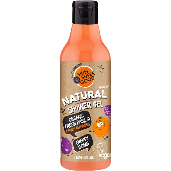 Organic Shop Energy Bomb Shower Gel with Basil and Mandarin Extract