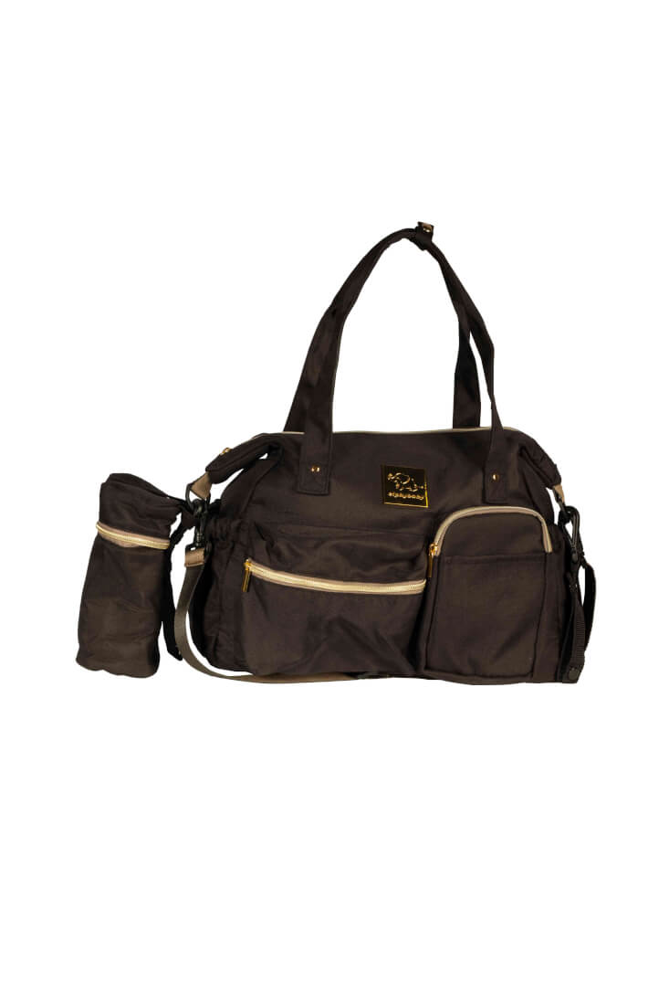Elphybaby Carry All Nappy Bag Mama Backpack Handbag Waterproof Black