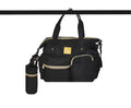 Elphybaby Carry All Nappy Bag Mama Backpack Handbag Waterproof Black