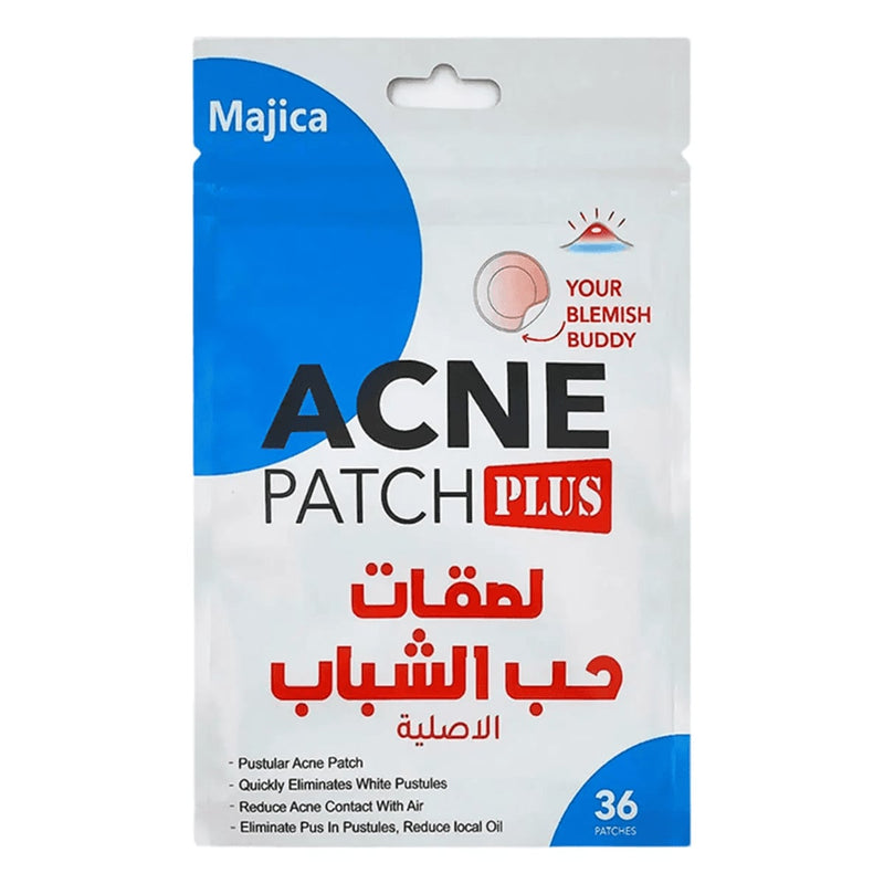 Majica Acne Patch Plus Hydrocolloid Blemish Patches with Salicylic Acid, 36 Patches