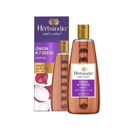Herbsindia Onion & 7 Seed Hair Oil Nourishing Formula 280ml