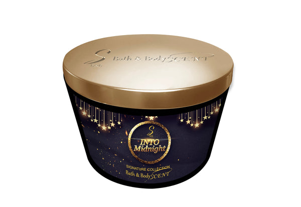 Bath & Body Scent Into Midnight 3-Wick Scented Candle Black Raspberry Amber Rose 320 g